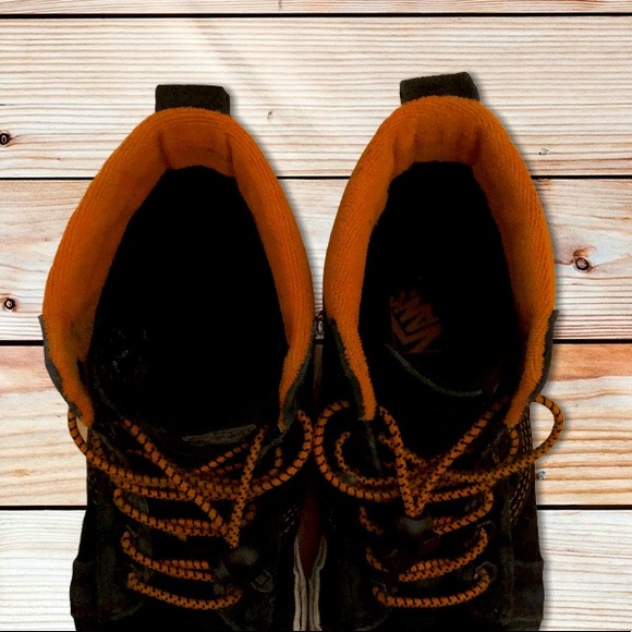 VANS SK8-Hi MTE Black & Orange Sneakers-Sz 6 - Picture 7 of 7